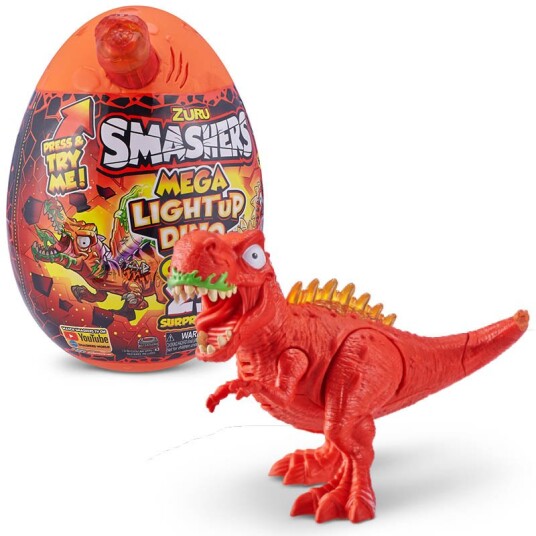 Smashers Dino Figur Mega Light Up Surprise