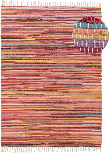Filleryer   Happy rosa/multi Størrelse: 140 x 200 cm