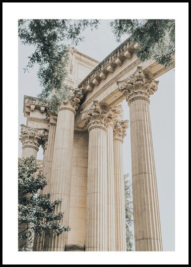 The Palace Of Fine Arts San Francisco Plakat Plakat / 70x100cm