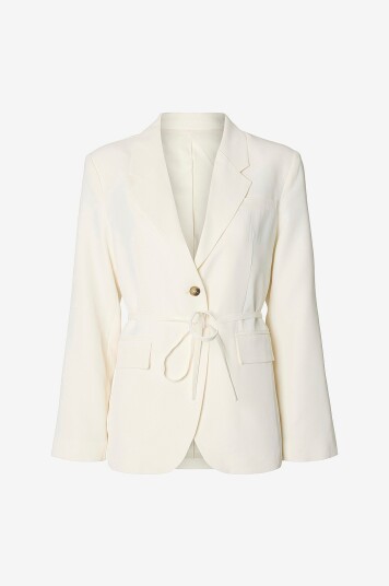 Selected Women Blazer slfEllie Blazer Hvit Selected Women Blazer slfEllie Blazer Hvit