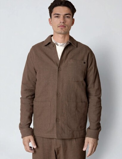 Clean Cut Copenhagen Chester Jacket   Brown   34