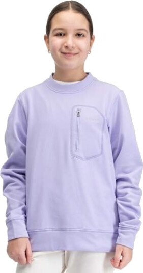 Bergans Midtli Midlayer Sweatshirt Junior Acai Smoothie 140