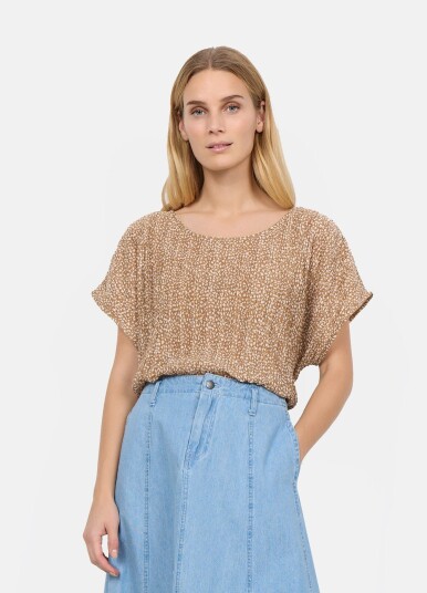 Soya Concept Sc Fleur 1 Desert Brown Combi M T Shirts Soya Concept Sc Fleur 1 Desert Brown Combi M T Shirts