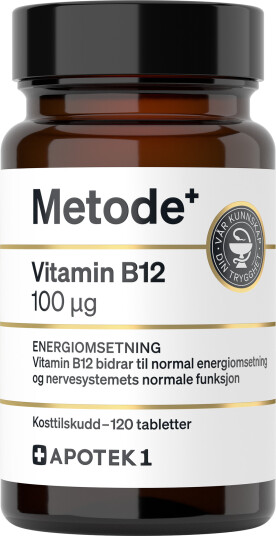 Metode Vitamin B12 100 mcg tabletter 120 stk