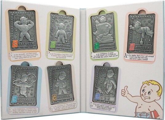 Fallout Limited Edition S.P.E.C.I.A.L. Perk Card Ingot Collector's Album Fallout Limited Edition S.P.E.C.I.A.L. Perk Card Ingot Collector's Album
