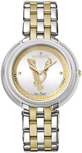 Versace Dameklokke VE2CA0623 Thea Sølvfarget/Gulltonet stål Ø38 mm