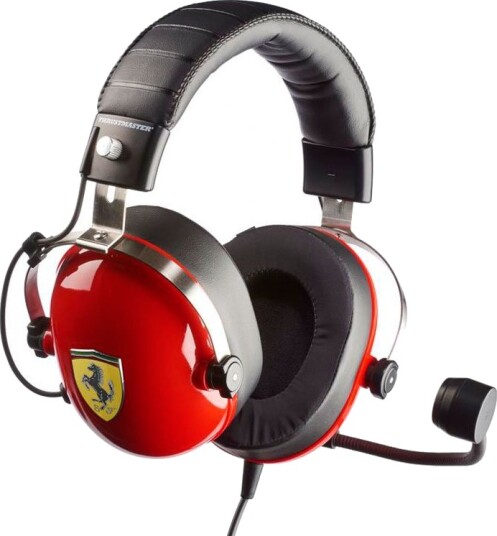 Thrustmaster T Racing Ferrari Edition Gaming Headset Rød