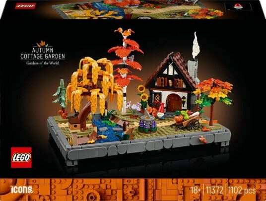 Lego Høstlig Hage Med Lite Hus