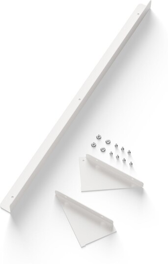 New Works Magazine Shelf Support 2 Pack White Hyller & Hyllesystem Knut Bendik Humlevik Hvit Metall