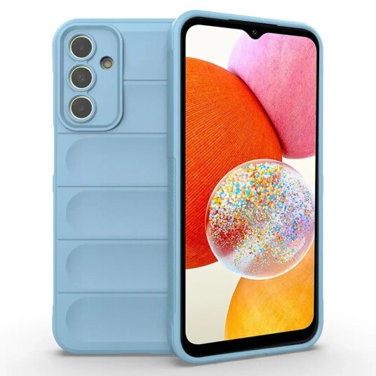 INCOVER Samsung Galaxy A15 (5G) / A15 Fleksibelt Plastdeksel - Lyse blå