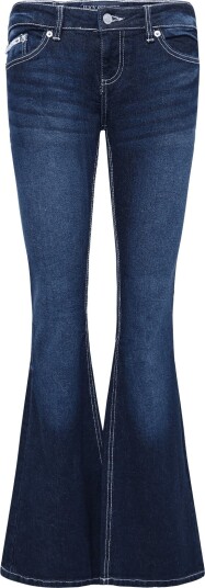 Juicy Couture Low Rise Diamante Flare Blue 25