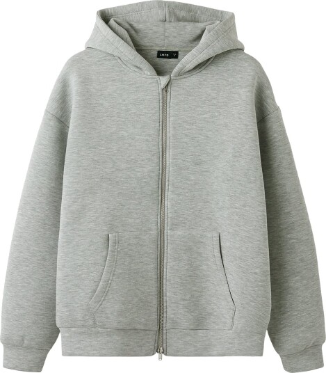 LMTD Dykking Cardigan NlnHalfa Light Grey Melange LMTD 13 14 år (158 164) Cardigan Grå