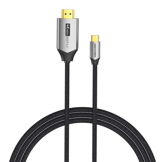 Vention USB-C til HDMI 2.0 CRBBH 4K 60Hz 2m Sort
