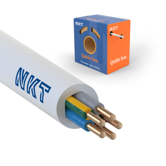 NKT EXQ XTRA Installasjonskabel 5G 1,5 mm², 300/500 V 50 m, kartong