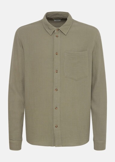 Solid Sdiain Ls Vetiver Xl Langarmede Skjorter