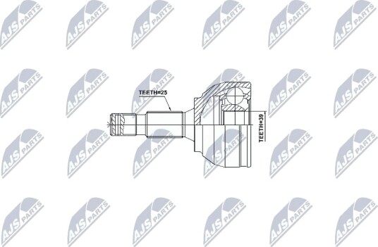Nty Drivknute drivaksel NTY NPZ PE 028