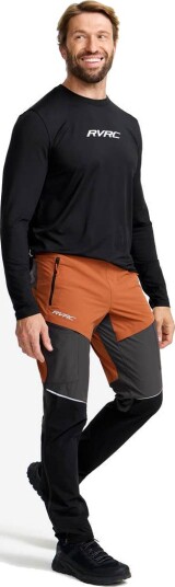 Revolutionrace Dynamic Pro Wind Pants Herre Dusty Orange/Anthracite M Turbukse & Fritidsbukse