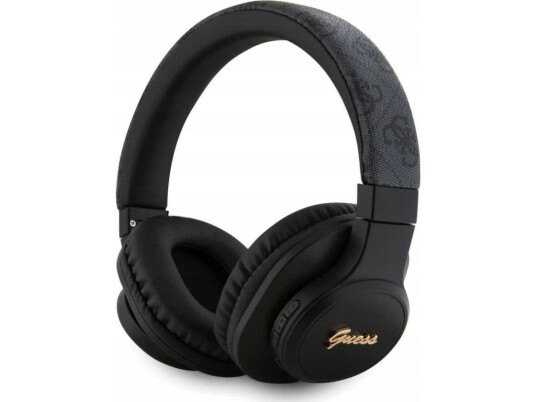 Guess Pu Leather 4G Tone On Tone Script Logo Bt5.3 Stereo Ausinės Juodas
