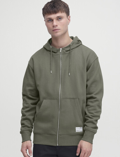 Solid Sdlenz Zipper Sw   Khaki green   S