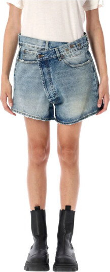 R13 Dame Shorts Blå W27,