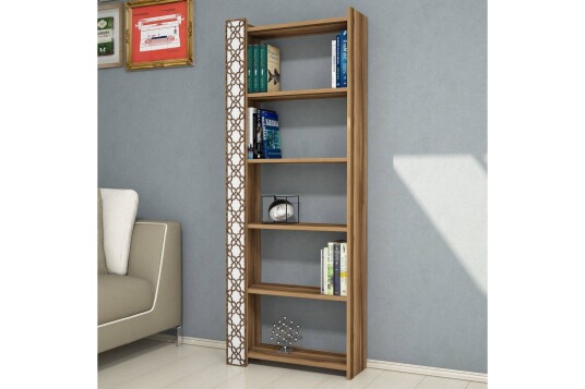 Bokhylle Amtorp 64 cm Brun|Hvit Bokhylle Amtorp 64 cm Brun|Hvit