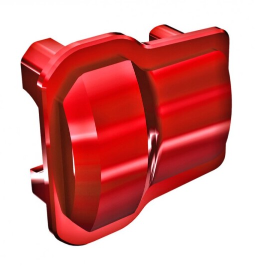 Traxxas 9787-RED Axle Cover Alu REd Front/Rear w/ Screws 2 TRX