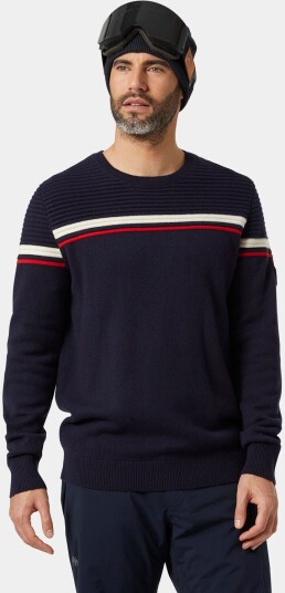 Helly Hansen Herre Carv Strikkegenser Marineblå 2XL