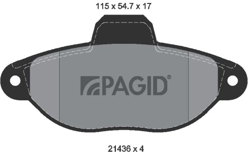 PAGID T9031N Bremseklosser