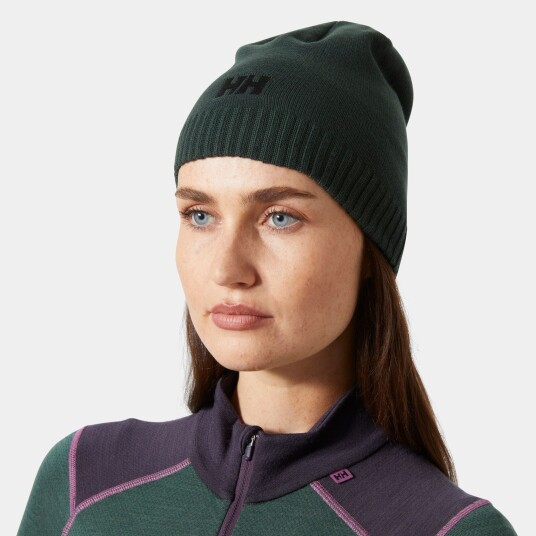 Helly Hansen Unisex Brand Myk Trøye Strikket Beanie Grønn Std