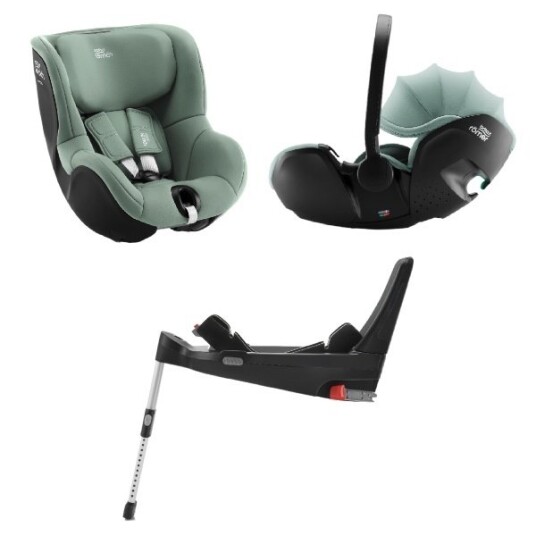Britax Bilstolpakke 3i1 Baby-Safe 5Z2 Dualfix 5Z & Flex Base 5Z Jade Green