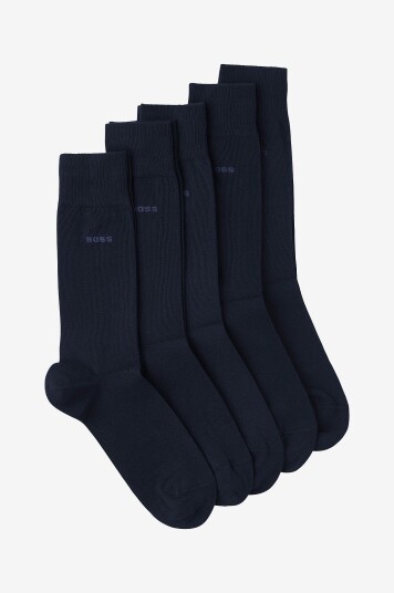 BOSS   Sokker RS Uni Color CC 5 pakning   Blå