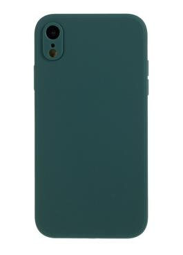 iPhone XR Silikondeksel Fleksibelt Og Matt Mørkegrønn
