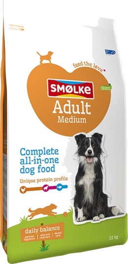 Smolke Tørrfôr Adult Smølke Medium Hundefôr Dobbeltpakke 2 X 12 kg Smolke Tørrfôr Adult Smølke Medium Hundefôr Dobbeltpakke 2 X 12 kg