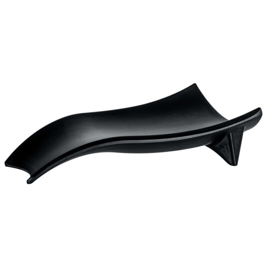 VEGA Skjeholder Monroe; 21x13.5x5.5 cm (LxBxH); Svart; Asymmetrisk