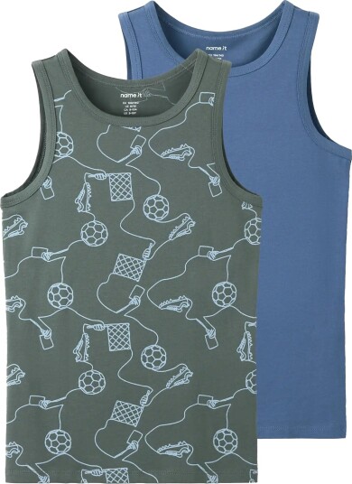 Name It Nkmtank Top 2P Kick Off Noos Khaki green 86