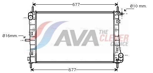 Radiator AVA Clever Choice FDA2338