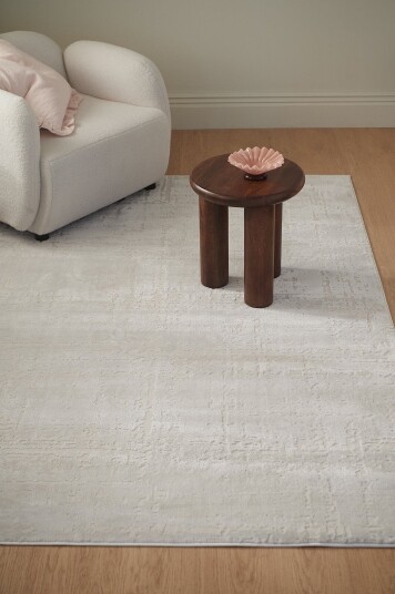&Home Teppe Pansy Arty Hvit &Home Teppe Pansy Arty Hvit