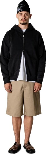 Woodbird Wbpacs Warp Acid Zip Hoodie   Black   M