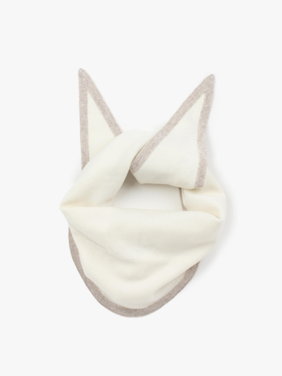 Nohr Studio Lara Duo Wool Cashmere Triangle Hvit ONE SIZE