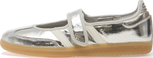 Joggesko adidas Samba Jane Silver Met./ Off White/ Gum4 EUR 40 2/3 Joggesko adidas Samba Jane Silver Met./ Off White/ Gum4 EUR 40 2/3