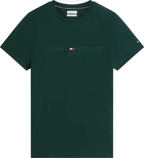 Tommy Hilfiger Tommy Logo T-Shirt NOCTURNAL GREEN TONAL L