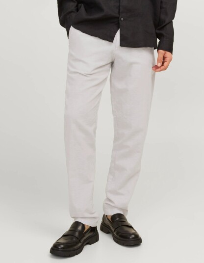 Jack & Jones Jpstace Summer Linen Blend Chino Pant Sn Cream 30 x 30