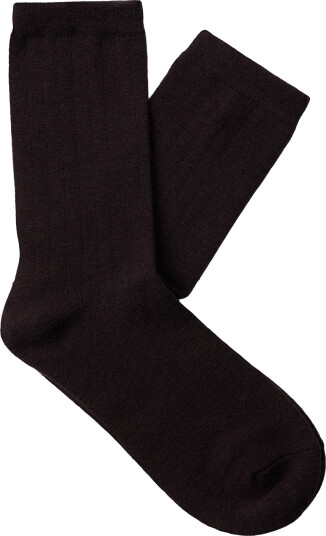 Selected Femme Bobby 2 Pack Wool Blend Sock Brun ONE SIZE