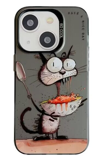 IPhone 15 bakdeksel Eating Rat oljemaleri
