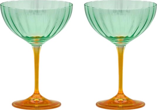 Anna + Nina Champagneglass Jazzy Arancia 2stk