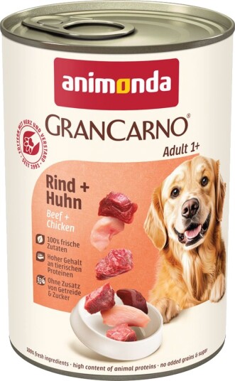 Animonda Grancarno Våtfôr Sparepakke Grancarno Original & Kylling Okse 12 X 400 G