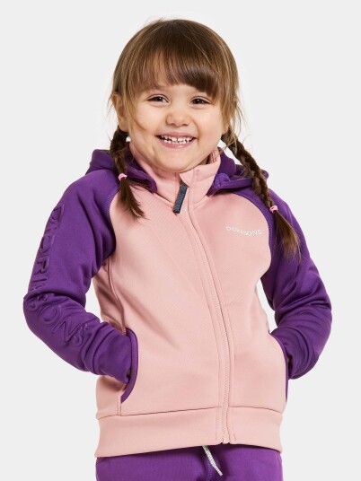 Didriksons Corin Powerstretch-jakke Dusty Pink 110 Didriksons Corin Powerstretch-jakke Dusty Pink 110