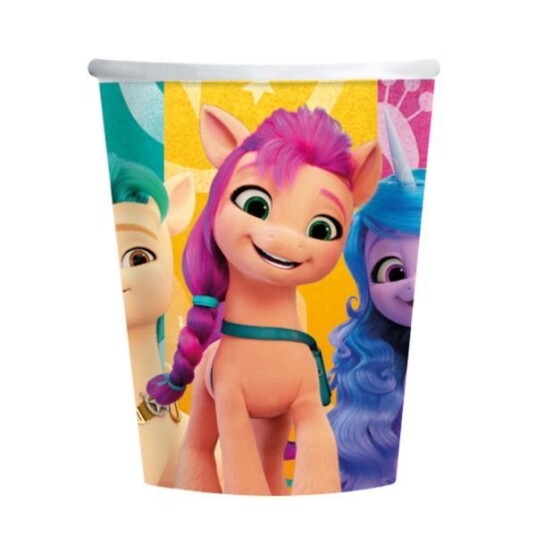 Amscan 8 stk Pappkrus 250 ml My Little Pony 9911892