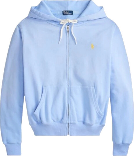 Polo Ralph Lauren Lightweight Fleece Full Zip Hoodie Blue M