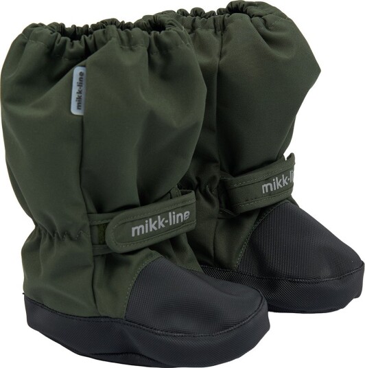 Mikk line Fotpose Kombu Green Mikk line 74 Overtrekkssko Armygrønn Grønn Svart